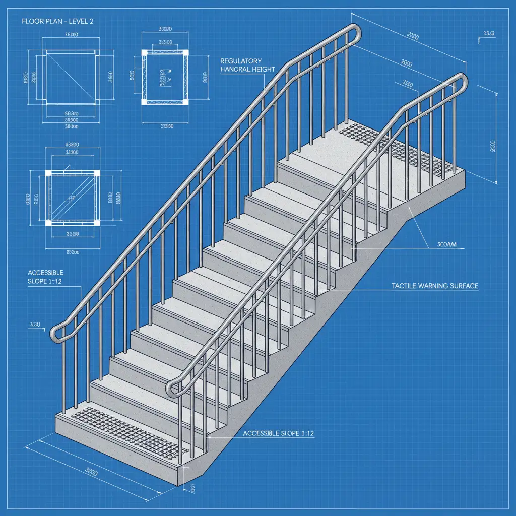 cad plans for stairs 2