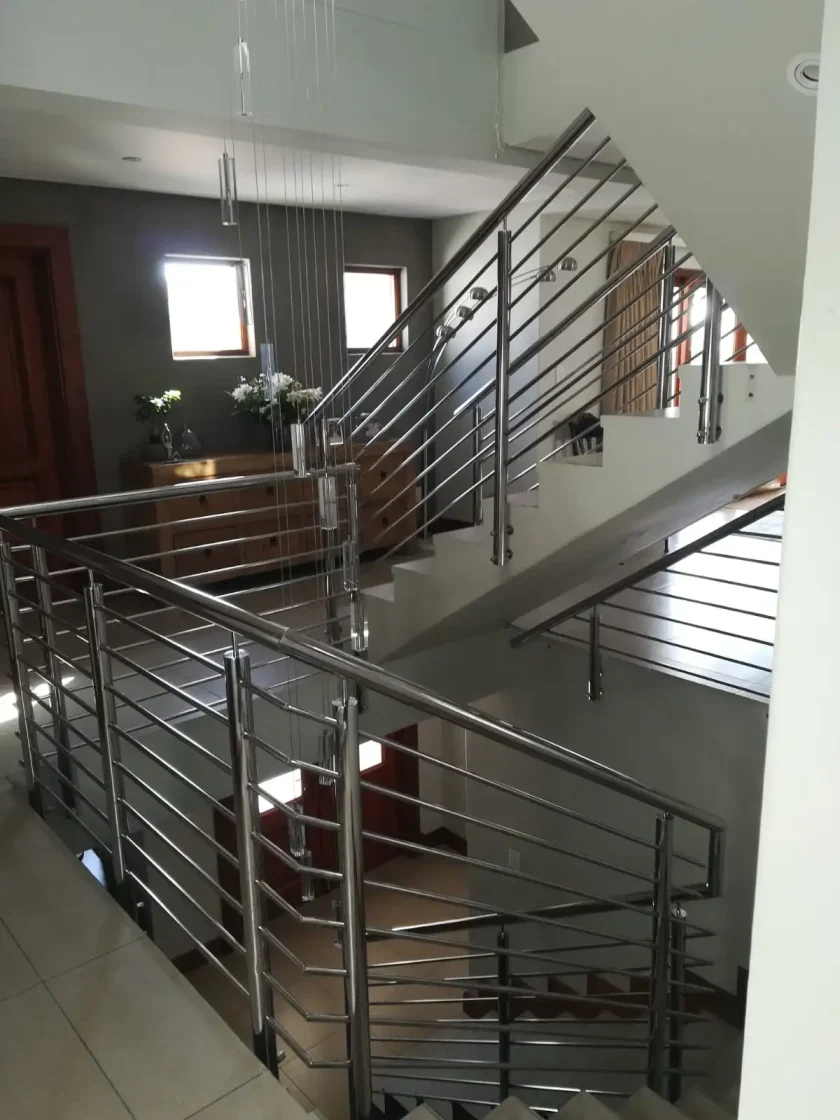 steel and glass glass balustrades staircases 033