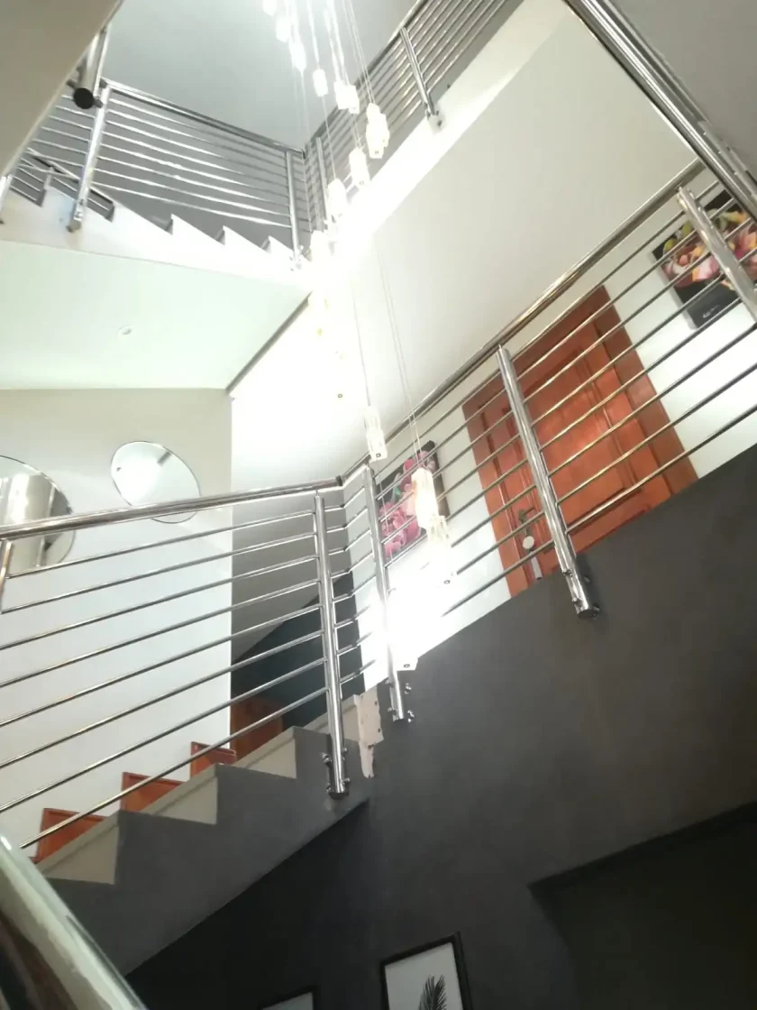 steel and glass glass balustrades staircases  037