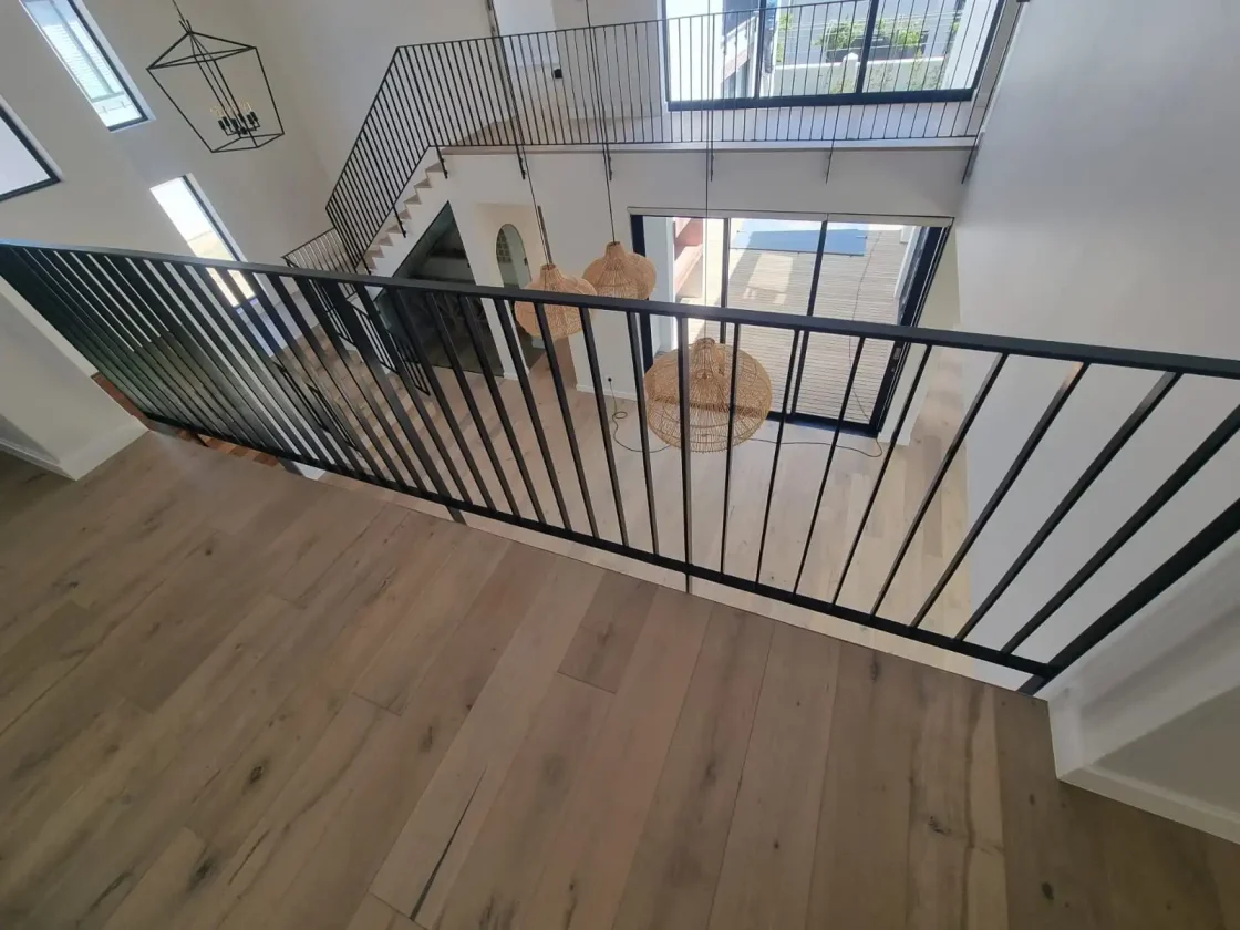 steel and glass mild steel balustrades staircases  007