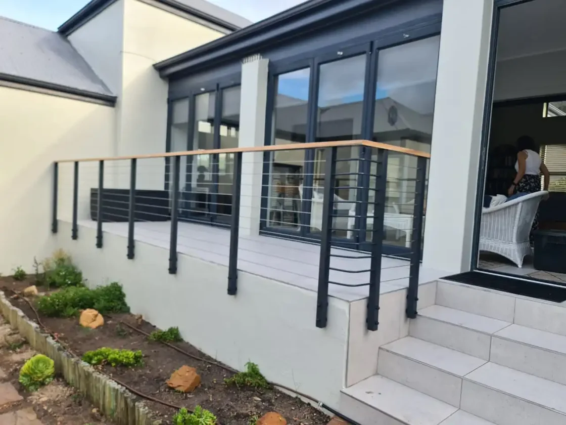 steel and glass mild steel balustrades staircases  015