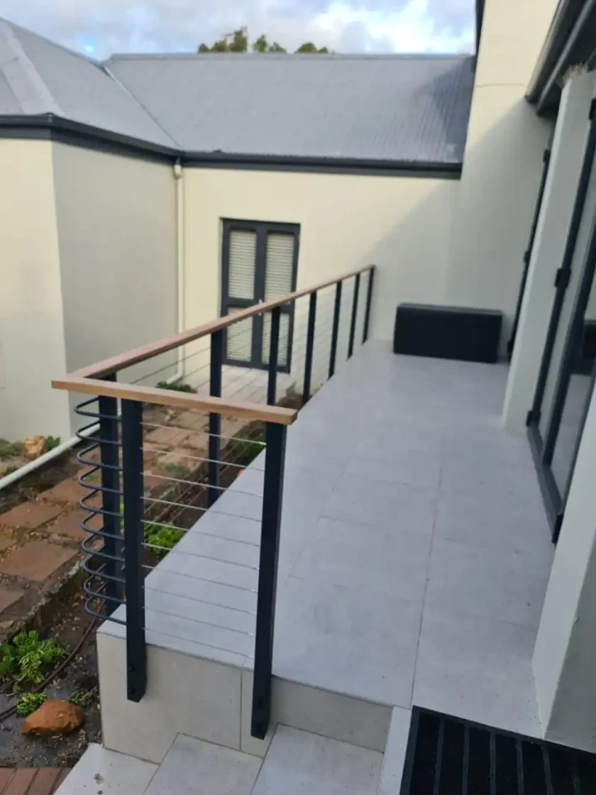 steel and glass mild steel balustrades staircases  017