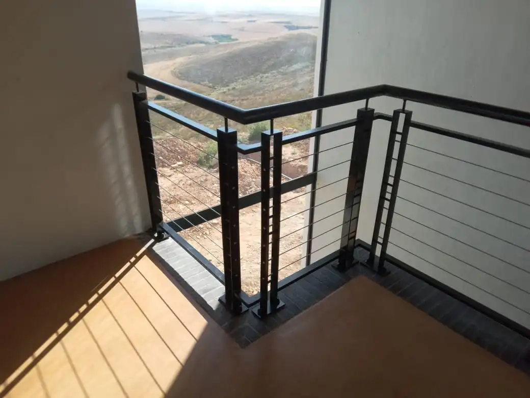 steel and glass mild steel balustrades staircases  020