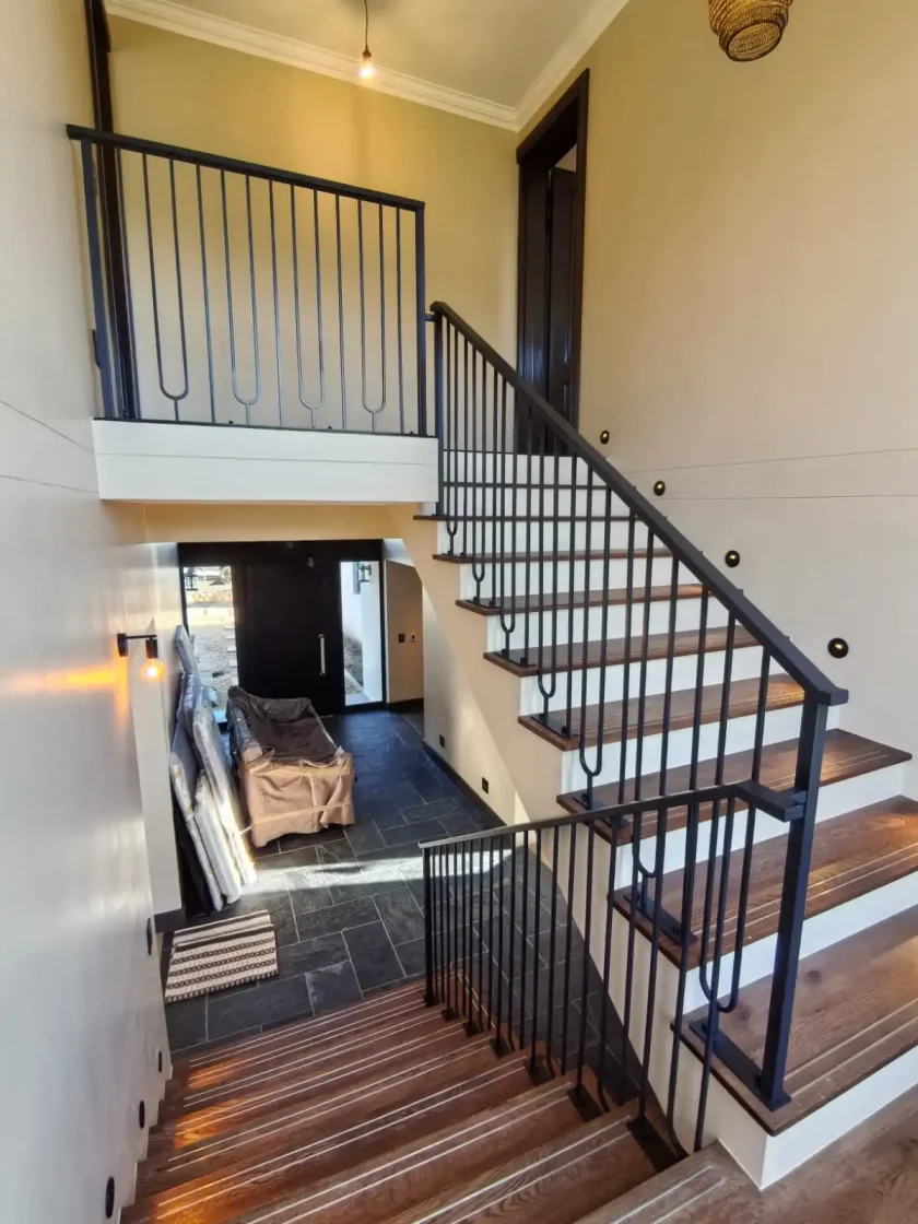 steel and glass mild steel balustrades staircases  032