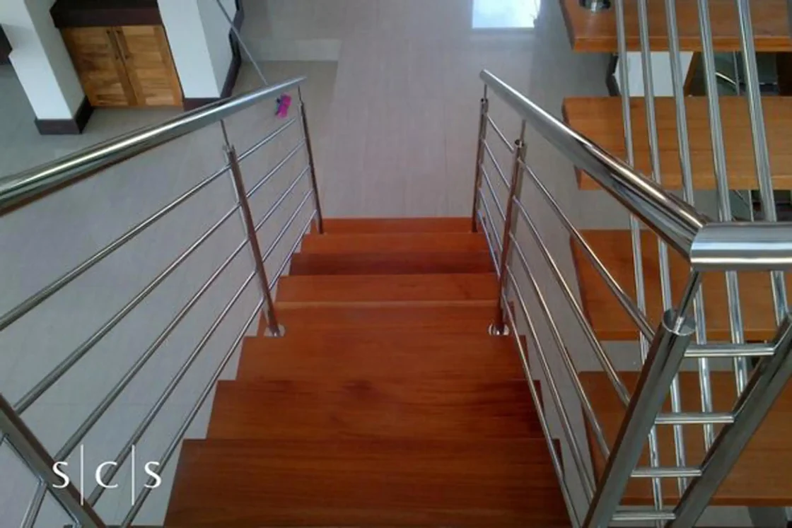 steel and glass stainless steel balustrades staircases 2023  003