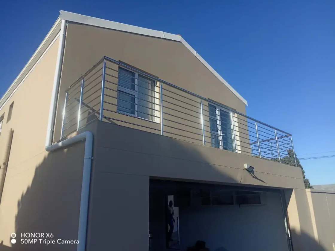 steel and glass stainless steel balustrades staircases  007